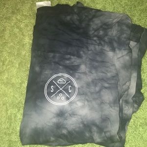 black tie dye tee